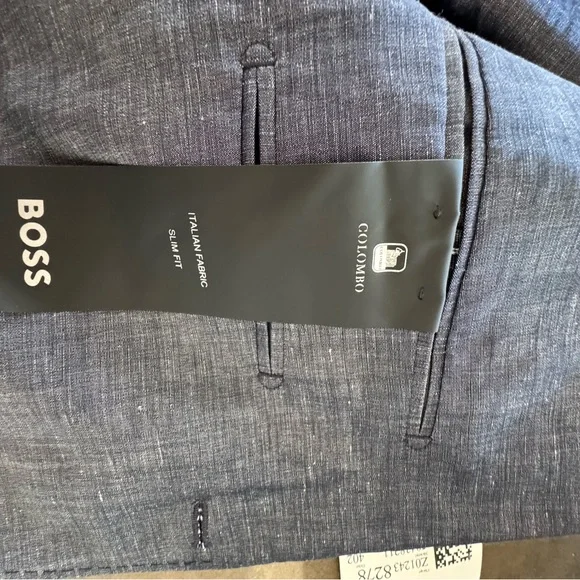Boss Navy Charcoal Suit